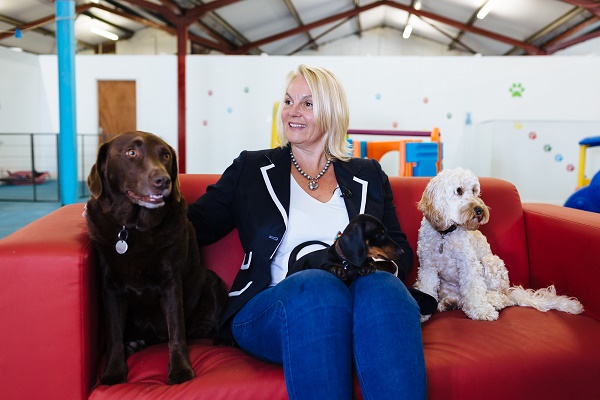 Candy from Suffolk Canine Creche used her business loan to expand